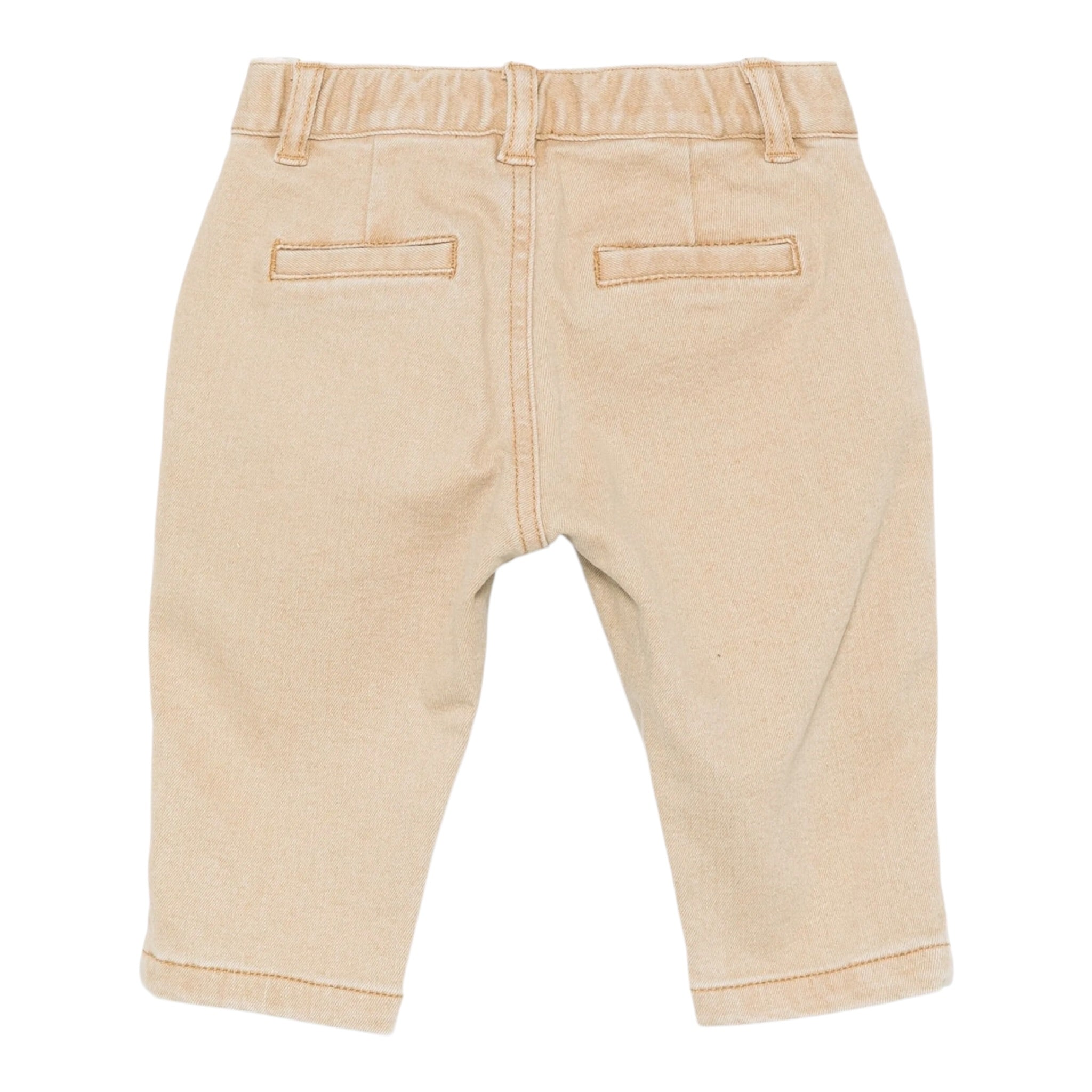 Moschino Pantalone tinta unita con Tasche Beige per Bambino MUP05LX BEIGE MOSCHINO 