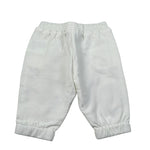 Moschino Pantalone Tuta tinta unita con Logo Bianco per Neonato MUP05Y BIANCO MOSCHINO 