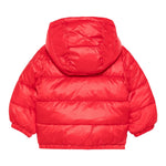 Moschino Giubbino tinta unita con Cappuccio Rosso per Neonato MUS032 ROSSO MOSCHINO 