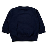 Moschino Maglia Girocollo tinta unita con Orso Blu per Neonato MUW00Y BLU MOSCHINO 