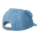 Moschino Berretto tinta unita In Denim Azzurro per Neonato MUX057 AZZURRO MOSCHINO 
