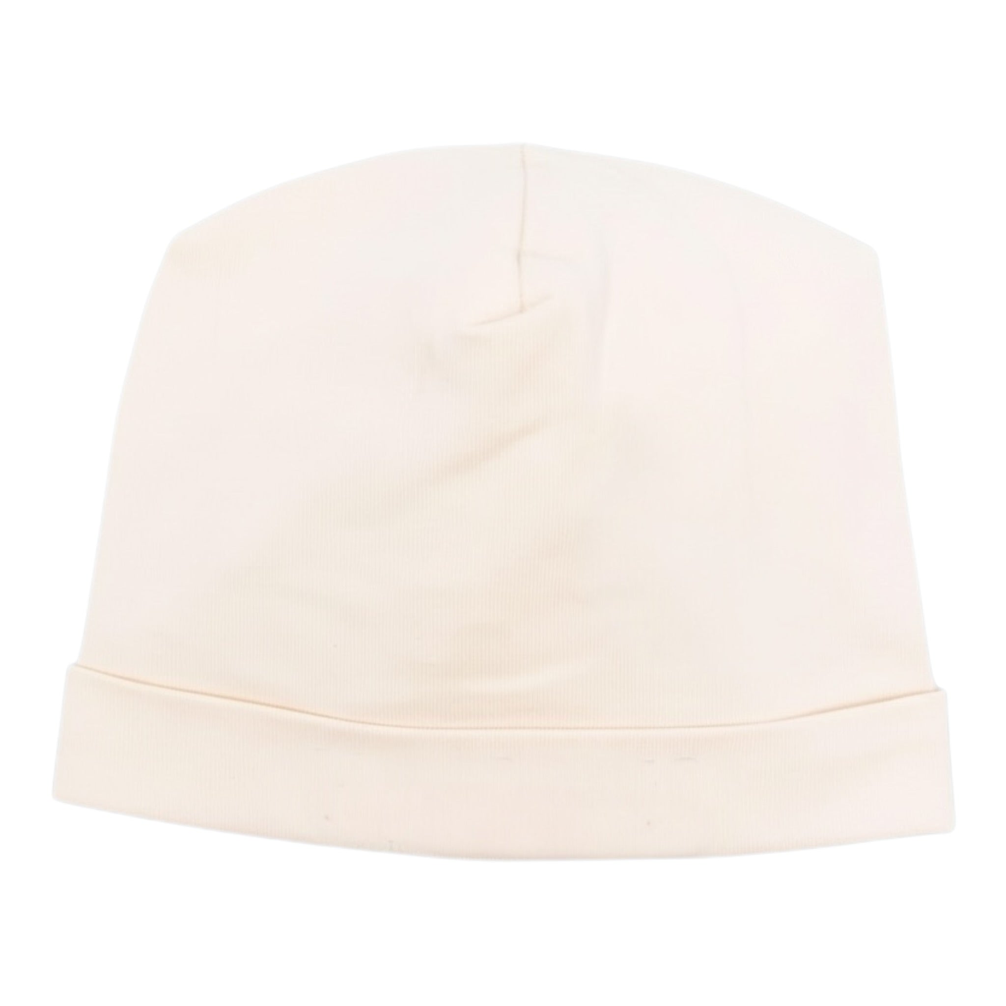 Moschino Cappello tinta unita con Logo Beige per Neonata MUX05A BEIGE MOSCHINO 