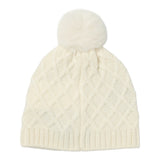 Moschino Cappello tinta unita con Logo Panna per Neonato MUX05J PANNA MOSCHINO 