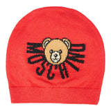 Moschino Cappello tinta unita con Ricamo Logo Rosso per Neonato MUX05KX ROSSO MOSCHINO 