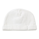Moschino Cappello tinta unita con Logo Bianco per Neonato MUX05L BIANCO MOSCHINO 