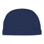 Moschino Cappello tinta unita con Logo Blu per Neonato MUX05L BLU MOSCHINO 
