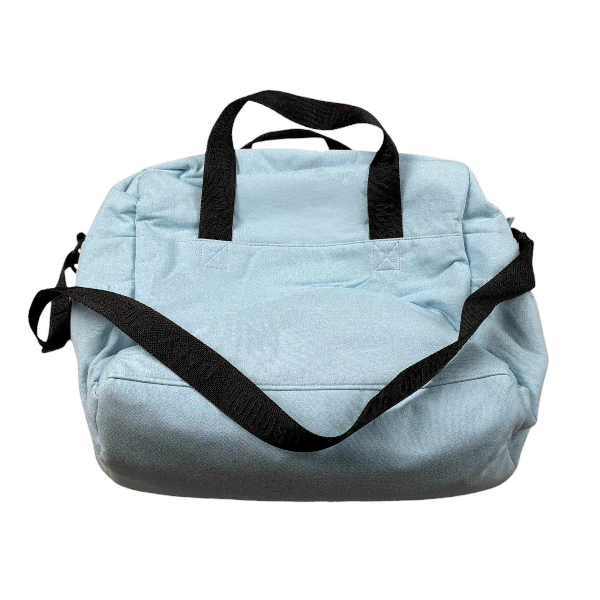 Moschino Borsone tinta unita con Orso con Coperta Azzurro per Neonato MUX062 AZZURRO MOSCHINO 