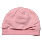 Moschino Cappello tinta unita con Logo Rosa per Neonata MUX065 ROSA MOSCHINO 