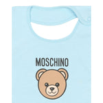 Moschino Set Cappello-Bavetta tinta unita Azzurro per Neonato MUY08KXX AZZURRO MOSCHINO 