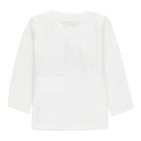 Moschino Shirt Girocollo tinta unita con Stampa Bianco per Bambino MWO00RJ BIANCO MOSCHINO 