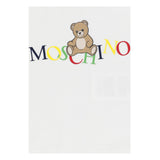 Moschino Shirt Girocollo tinta unita con Stampa Bianco per Bambino MWO00RJ BIANCO MOSCHINO 