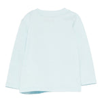 Moschino Shirt Girocollo tinta unita Azzurro per Neonato MXO00R AZZURRO MOSCHINO 