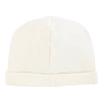 Moschino Cappello tinta unita con Logo Panna per Neonato MXX031X PANNA MOSCHINO 