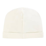 Moschino Cappello tinta unita con Logo Panna per Neonato MXX031X PANNA MOSCHINO 