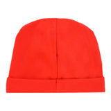 Moschino Cappello tinta unita con Logo Rosso per Neonato MXX031X ROSSO MOSCHINO 