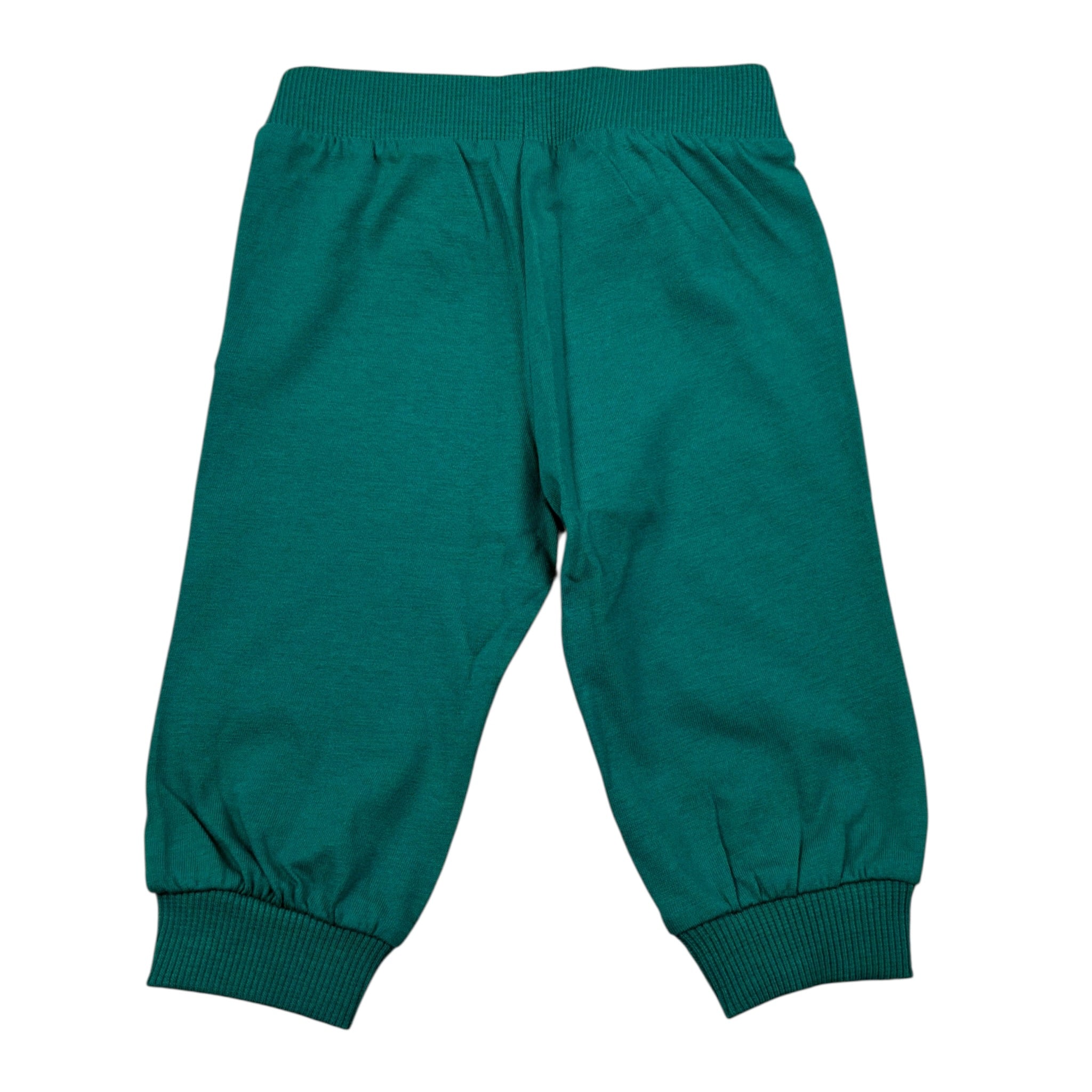 Moschino Completo 2 Pezzi Felpa-Pantalone tinta unita Verde per Neonato MZF060 VERDE MOSCHINO 