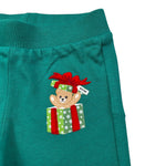 Moschino Completo 2 Pezzi Felpa-Pantalone tinta unita Verde per Neonato MZF060 VERDE MOSCHINO 