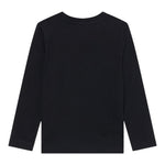 Moschino Shirt Girocollo tinta unita con Stampa Nero per Neonato MZO00RNX NERO MOSCHINO 