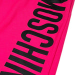 Moschino Pantalone Modello Tuta tinta unita con Stampa Fuxia per Bambina PA3MEP FUXIA MOSCHINO 