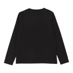 John Richmond Shirt Girocollo tinta unita con Stampe Nero per Neonata RIA25089TS NERO JOHN RICHMOND 