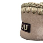 Mou Stivali tinta unita con Logo Beige per Neonata MUFI101000A BEIGE MOU 