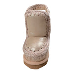 Mou Stivali tinta unita con Logo Beige per Bambina MUFK101000CJ BEIGE MOU 