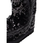 Mou Stivali tinta unita con Paillettes Nero per Bambina MUFK101031KX NERO MOU 