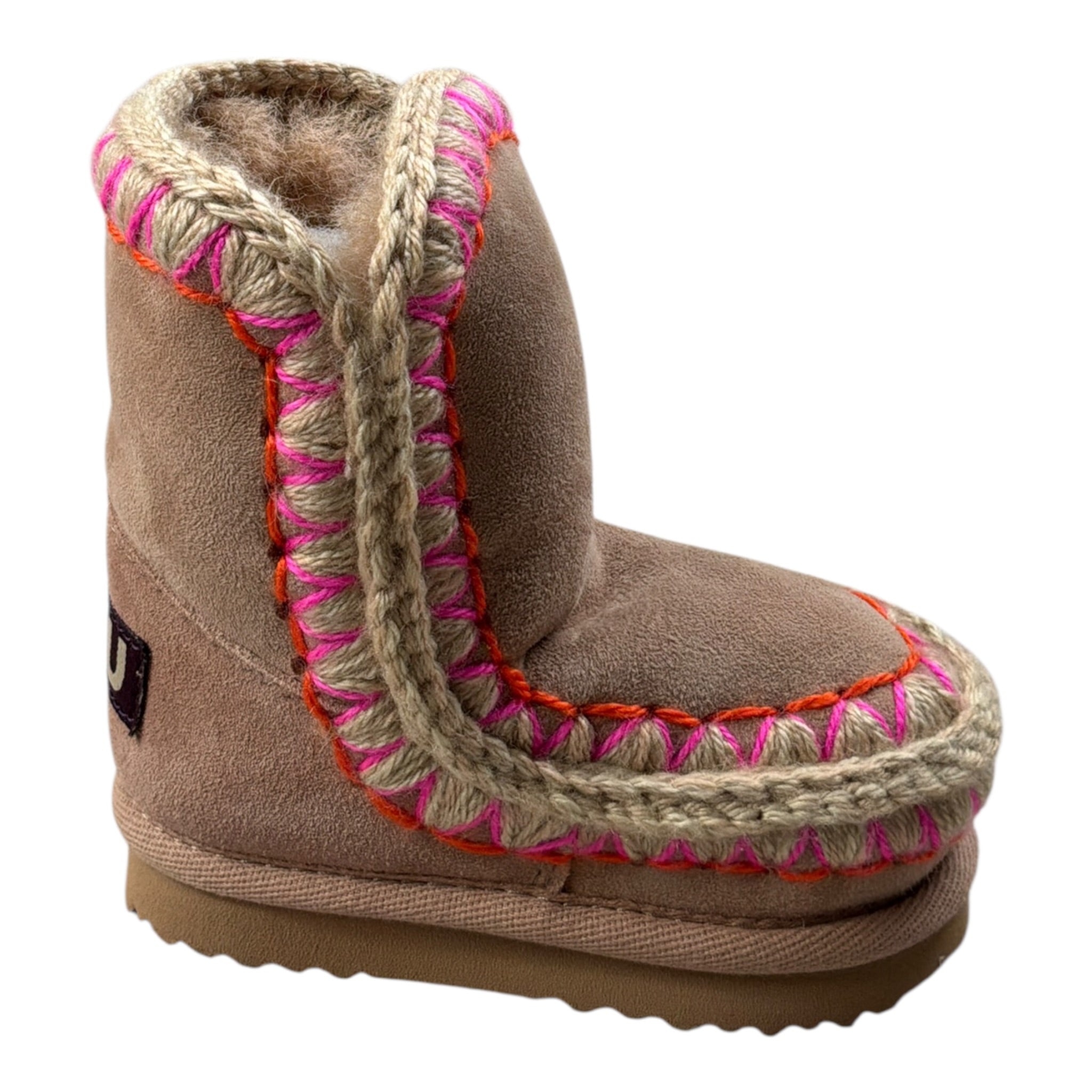 Mou Stivali Tint Unita con Profili In Contrasto Beige per Neonata MUFK101041AN BEIGE MOU 