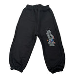 Mousse Pantalone tinta unita con Logo Nero per Bambino SPINAIRPJ NERO MOUSSE 