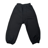 Mousse Pantalone tinta unita con Logo Nero per Neonato SPINAIRP NERO MOUSSE 