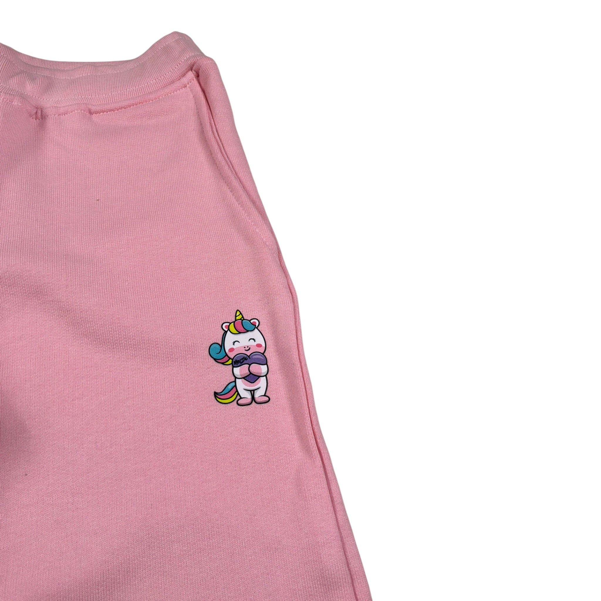 Mousse Pantalone Modello Palazzo tinta unita Rosa per Bambina UNISTARPP ROSA MOUSSE 