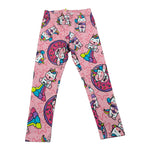 Mousse Leggins tinta unita con Stampe Rosa per Bambina UNISTAR ROSA MOUSSE 