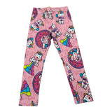 Mousse Leggins tinta unita con Stampe Rosa per Bambina UNISTAR ROSA MOUSSE 