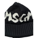 Msgm Cappello tinta unita con Logo Nero per Bambina F4MSJUHT077 NERO MSGM 