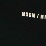 Msgm Felpa tinta unita Girocollo Nero per Bambina F5MSJBSW225 NERO MSGM 