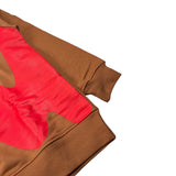 Msgm Felpa tinta unita con Stampa Cammello per Bambino F5MSJBSW226 CAMMELLO MSGM 