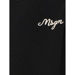 Msgm Felpa tinta unita con Maniche In Contrasto Nero per Bambina F5MSJBSW250 NERO MSGM 