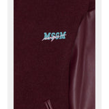 Msgm Giubbino tinta unita Modello College Bordeaux per Bambina F5MSJGBO106 BORDEAUX MSGM 