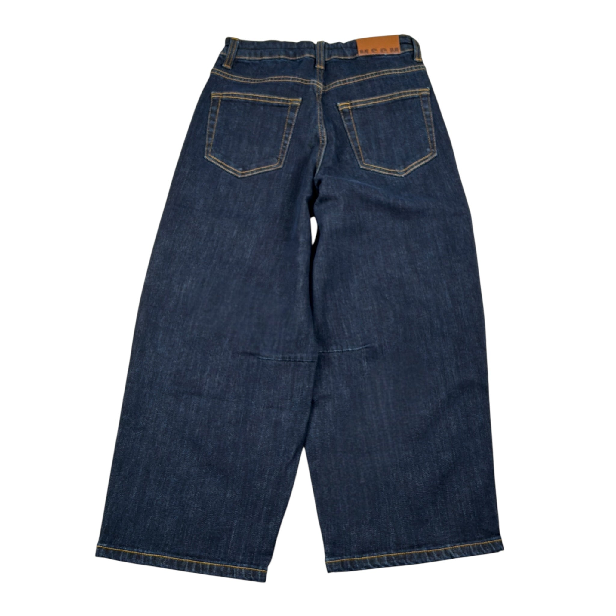 Msgm Jeans tinta unita con Girovita Regolabile Blu per Bambina F5MSJGDP032 BLU MSGM 