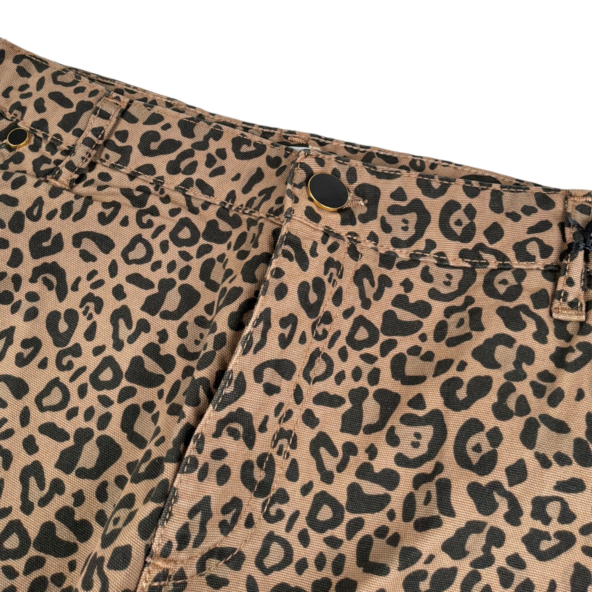 Msgm Pantalone tinta unita con Stampa Maculata Marrone per Bambina F5MSJGPA130 MARRONE MSGM 