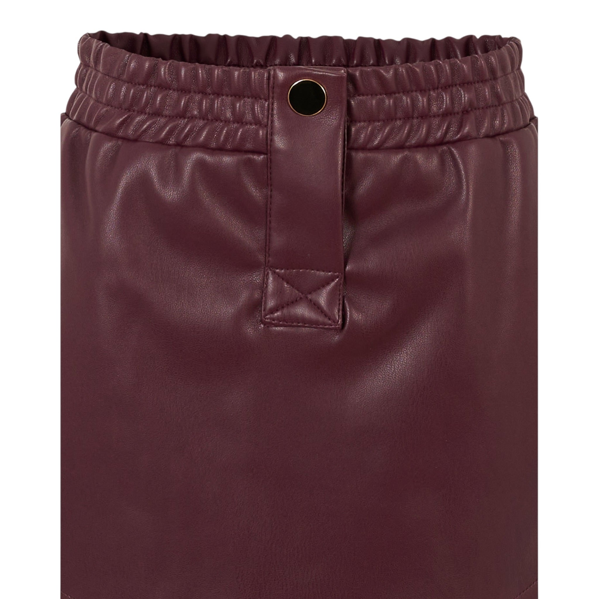 Msgm Gonna Ecopelle tinta unita Vinaccia per Bambina F5MSJGSK107X VINACCIA MSGM 