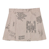 Msgm Gonna tinta unita con Microfantasia Panna per Bambina F5MSJGSK110X PANNA MSGM 