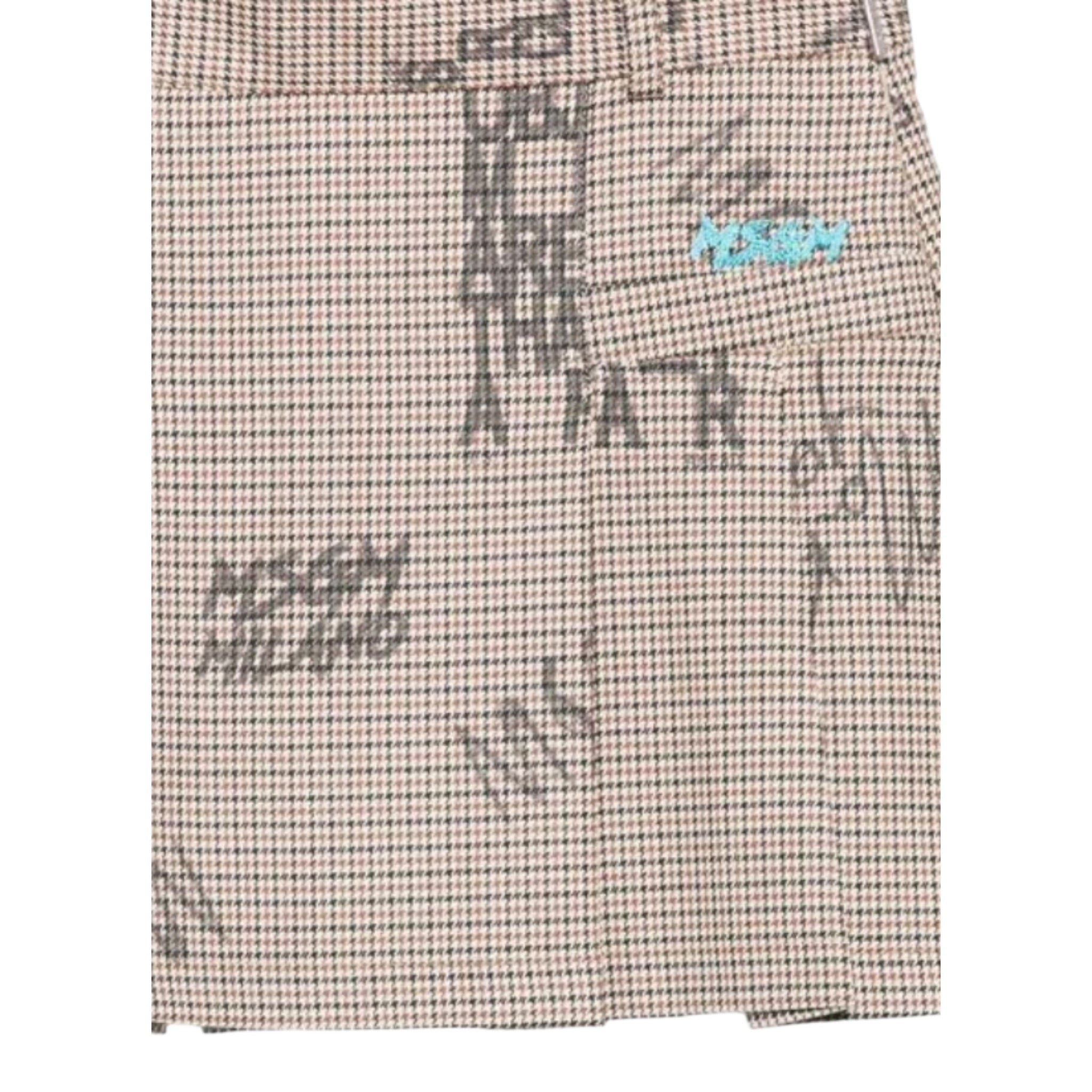 Msgm Gonna tinta unita con Microfantasia Panna per Bambina F5MSJGSK110X PANNA MSGM 