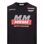 Msgm Felpa tinta unita Girocollo con Stampa Nero per Bambina F5MSJGSW189 NERO MSGM 