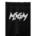 Msgm Pantalone Tuta tinta unita con Logo Nero per Bambino F5MSJUFP060 NERO MSGM 