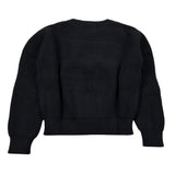 Msgm Maglia tinta unita con Stampa Nero per Bambina F5MSJUJP090 NERO MSGM 
