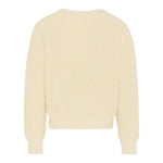 Msgm Maglia tinta unita con Stampa Panna per Bambina F5MSJUJP090XX PANNA MSGM 