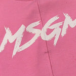 Msgm Abito Modello Felpa tinta unita con Stampa Rosa per Neonata F5MSNGDR287 ROSA MSGM 