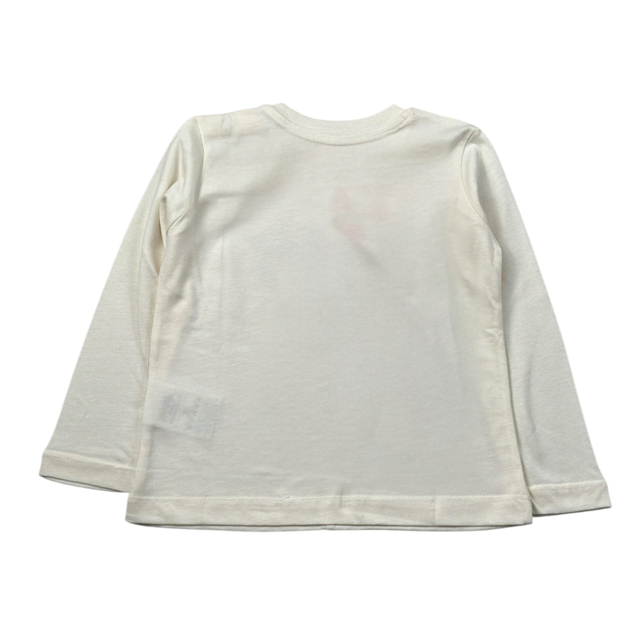 Msgm Shirt tinta unita con Stampa Panna per Neonata F5MSUNTH284 PANNA MSGM 