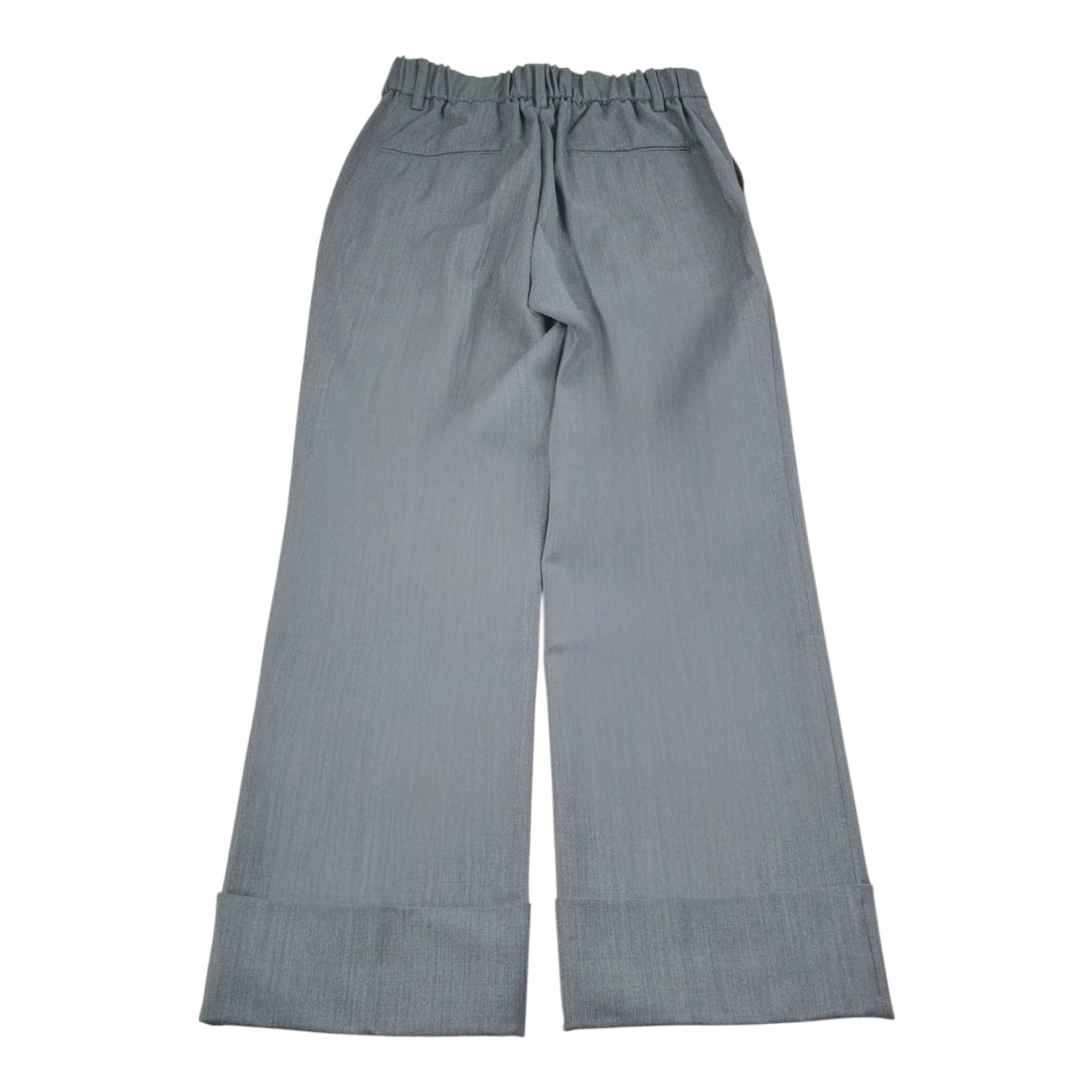 N°21 Pantalone Modello A Palazzo tinta unita Grigio per Bambina N2105CC GRIGIO N°21 